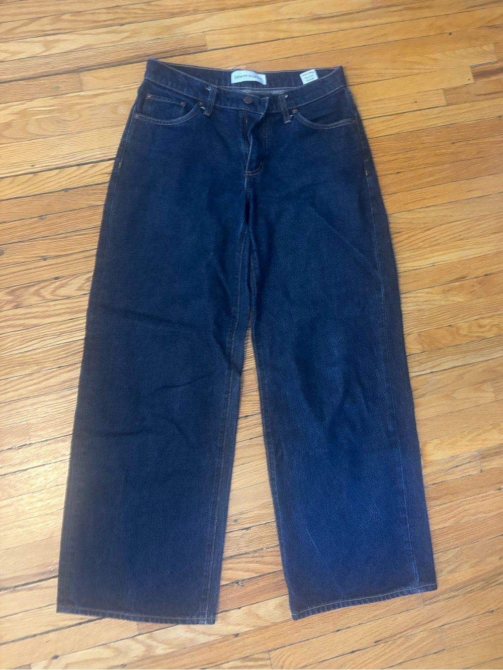 aritzia denim forum christy relaxed super lo-rise wide jeans